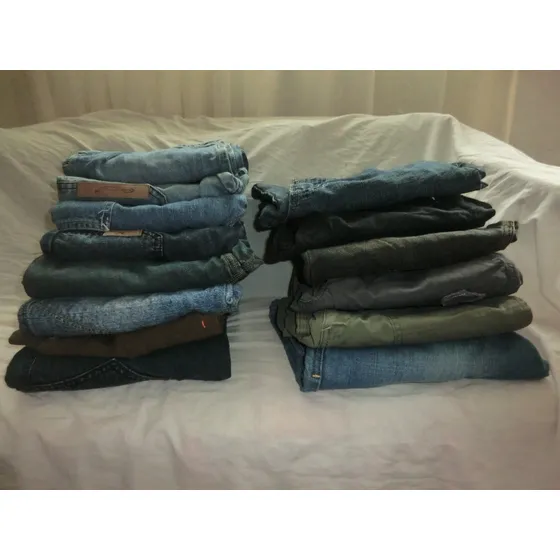 Pantalones Para Niño Usados Tallas: 8,10,12,16,18 Y Uno De 3