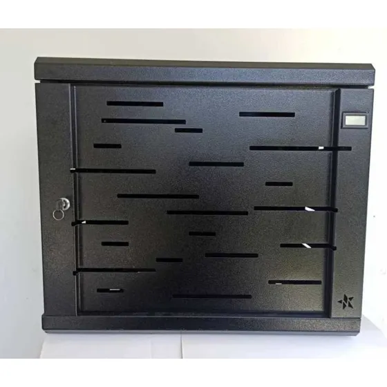 Gabinete Pared 9u Metálico Led Con Llave 51 X 60 X 44cm Acme