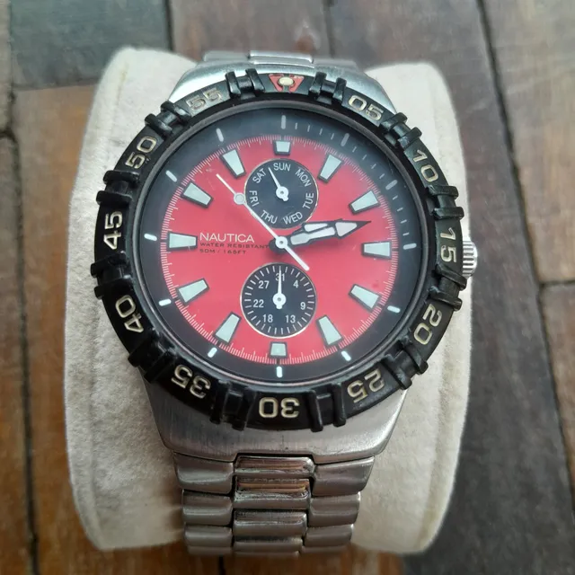 Reloj Nautica Diver A12555 F1 Japan Movimiento  Pto Cabello