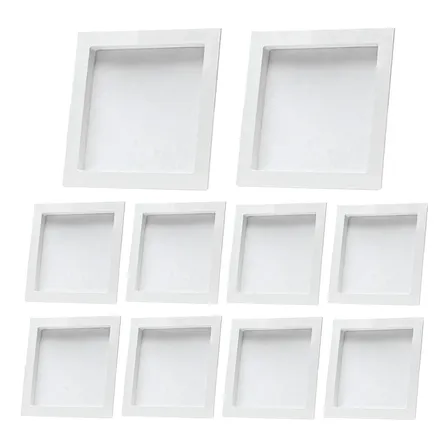 10 Painel Led Quadrado Embutir 20cm 18w Bivolt Avant Deluxe