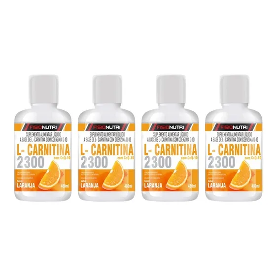 4x L-carnitina 2300mg Com Coq10  