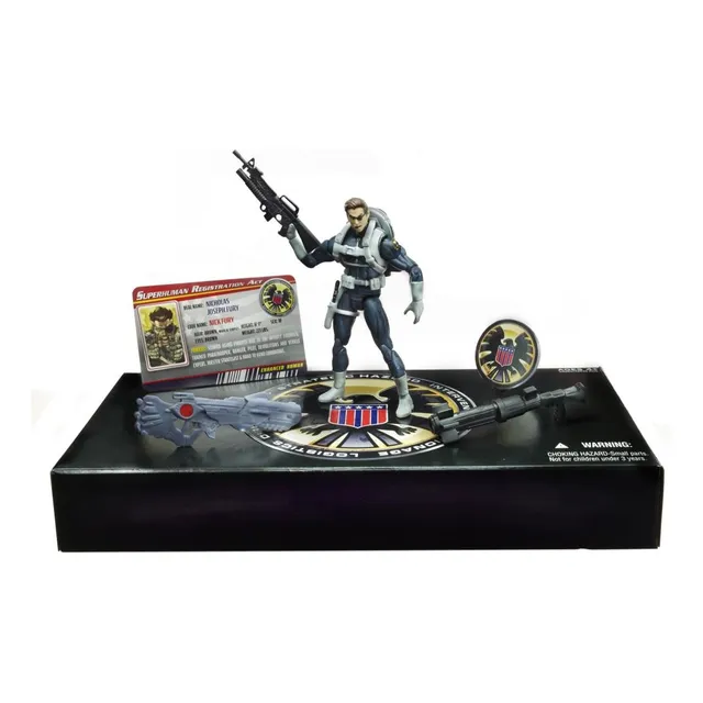 Boneco Marvel Universe Nick Fury 10 Cm Raro Sem Juros