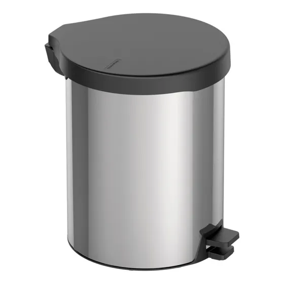 Basurero Con Pedal 12 L Acero Inox