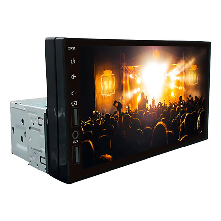 Central Multimídia Mp5 Universal 1 Din 7 P Com Espelhamento Cor Preto Central Multimídia Mp5 Universal 1 Din 7 P Com Espelhamento Cor Preto