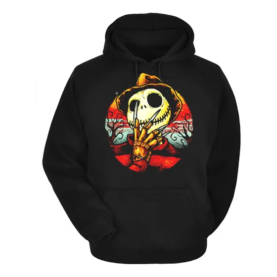 Sudadera Hoodie Freddy Krueger + Jack Skellington + Envio