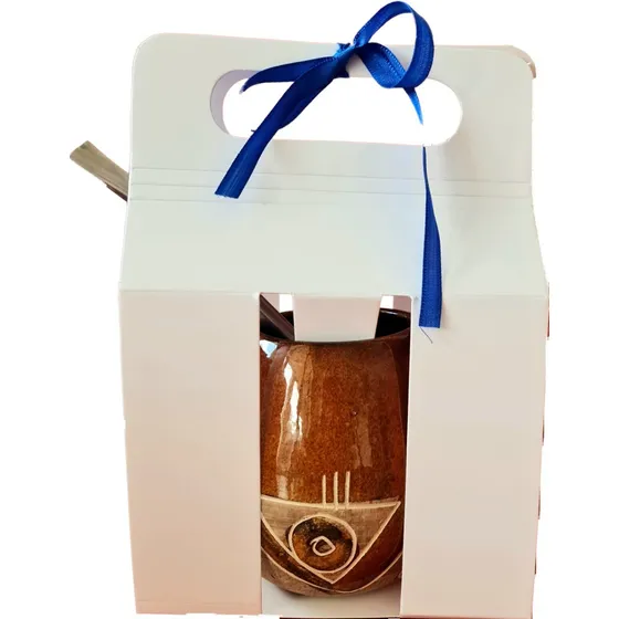 Caja Estuche Para Tazas / Mate - Blanca X 100u