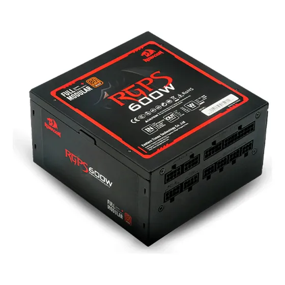 Fuente De Poder Redragon Rpgs Gc-ps003 600w Modular Bronce Color Black