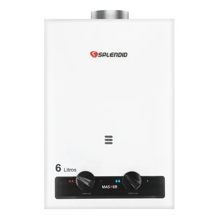 Calefont 6 Litros Tiro Natural Gas Licuado Master Splendid