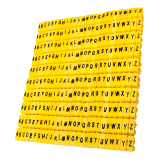 Kit Anilhas Identificação Cabos Letras A A Z 520 Peças Kit Anilhas Identificação Cabos Letras A A Z 520 Peças