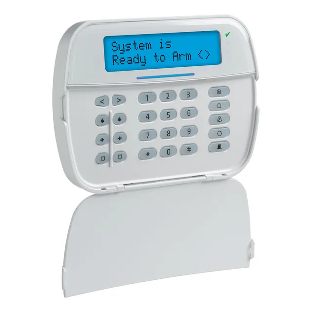 Dsc Neo Hs2lcdrf9n Teclado Cableado Lcd Alfanumérico Rf Color Blanco