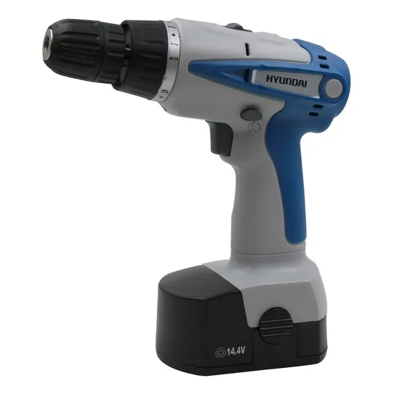 Taladro atornillador inalámbrico de 10mm Hyundai HYCD33 14.4V + accesorio 220V