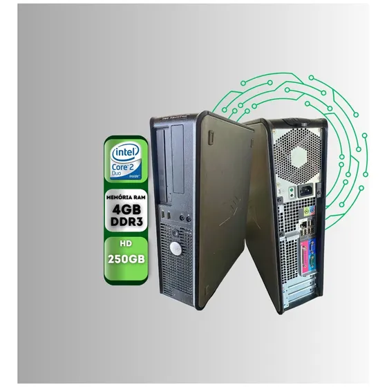 Dell Optiplex Intel Core 2 Duo 160gb E7500 (Recondicionado)