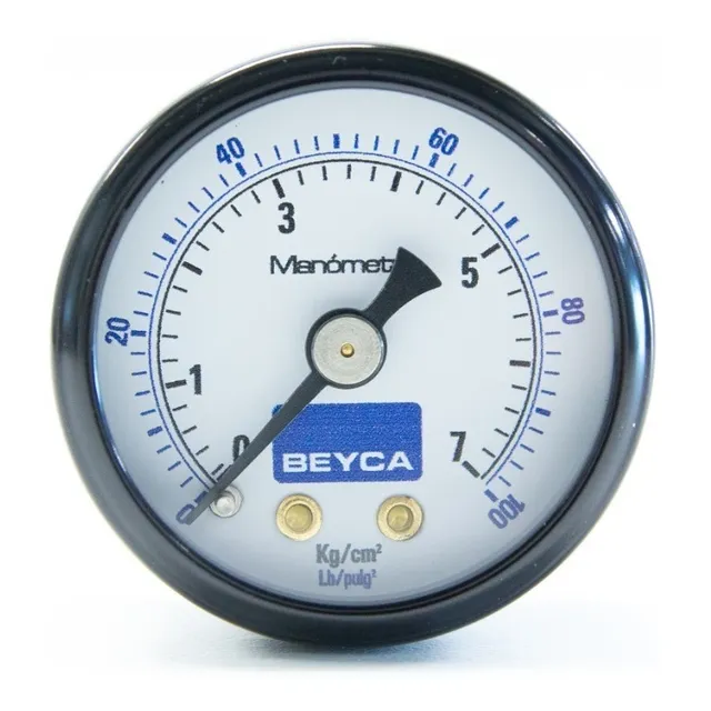 Manometro 40mm Para Dosadora Inyeccion 7kgs Beyca