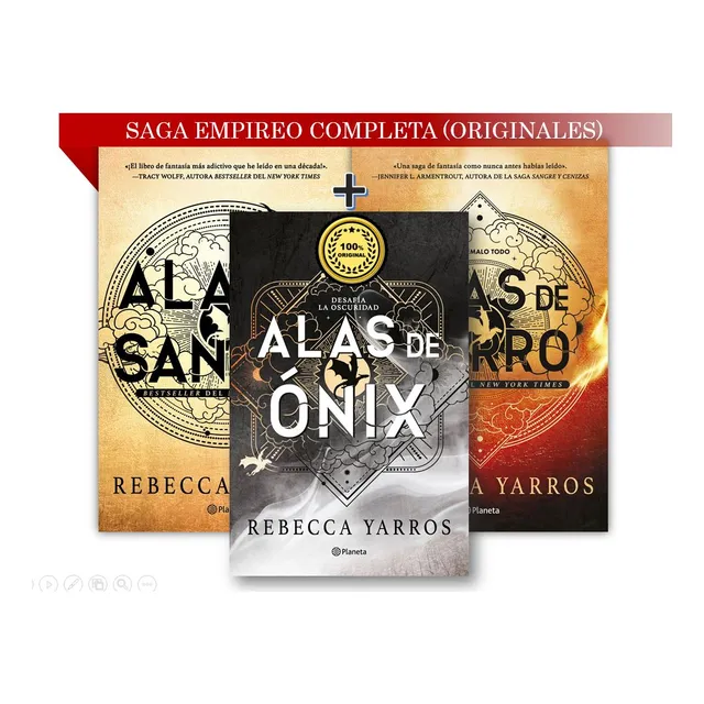 Saga Empíreo Alas De Sangre + Alas De Hierro + Alas De Ónix