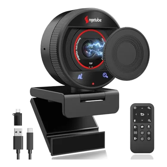 Angetube Cámara Web Ai Para Pc - Cámara Web Hd De