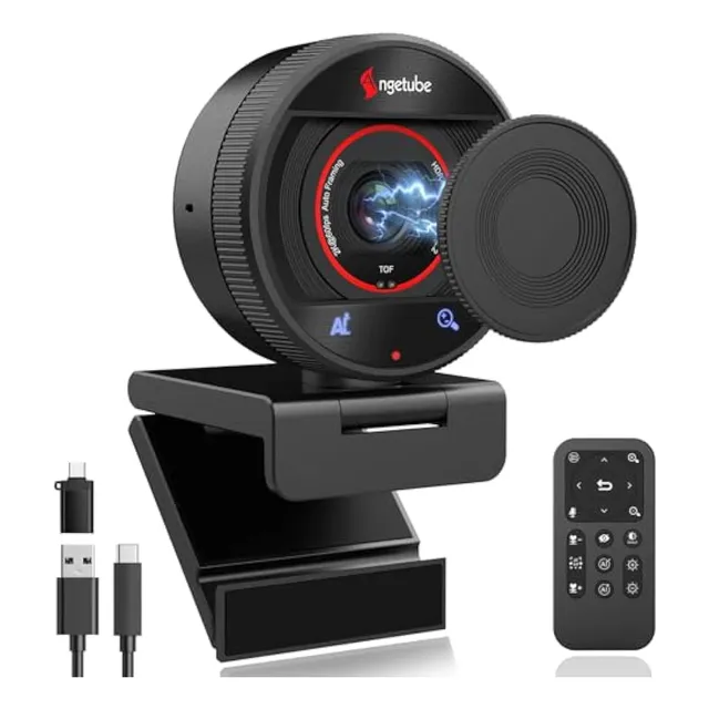 Angetube Cámara Web Ai Para Pc - Cámara Web Hd De