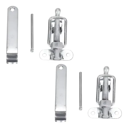 2 Trava Fechadura Tranca  Reboque Carretinha Bau Caminhao