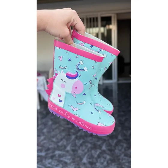 Botas De Lluvia Para Niños Unicornio, Dinosaurio En Caracas