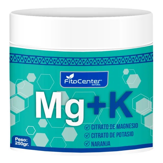 Citrato Magnesio + Citrato Potasio Fitocenter Natural 250g