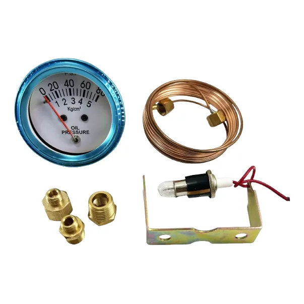 Reloj Presion Aceite Automotriz Con Tuberia Cobre