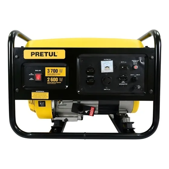 Generador portátil Pretul GEN-26P 2.6 kW monofásico 120V/240V