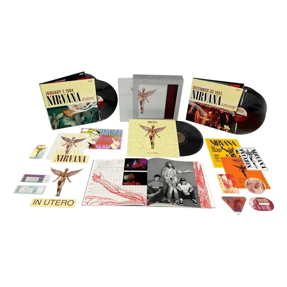 Box Vinil Nirvana In Utero 30th Anniversary - 8 Lp + Brindes Edição Super Deluxe