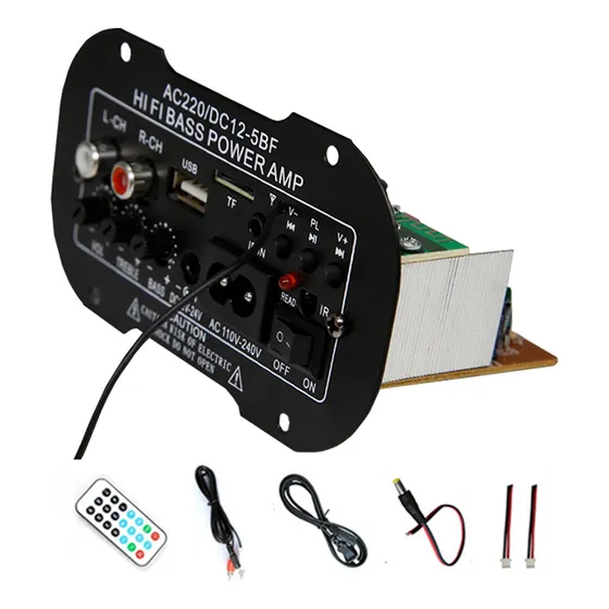 Amplificador De 220v Bluetooth Para Carro Hi-fi Audio Power