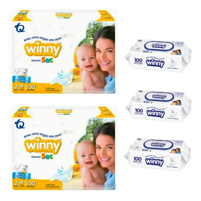 Winny Etapa 2 X200 + 300pañitos - Unidad a $512