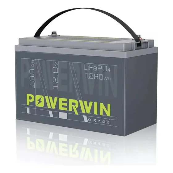 POWERWIN BT100 - Batería LiFePO4 de 12V 100Ah hasta 15000 ciclos BMS de ciclo profundo integrada de 100 A