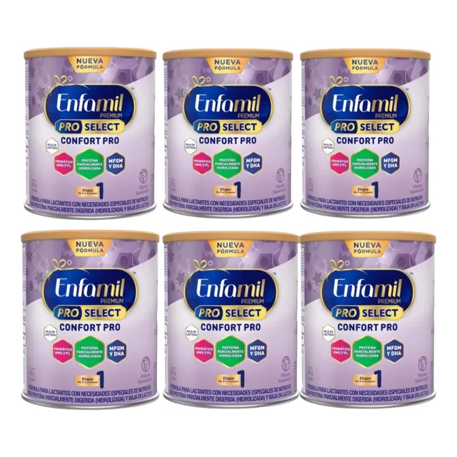 Enfamil Confort 375 Gr Pack 6 Latas De 375 Gr