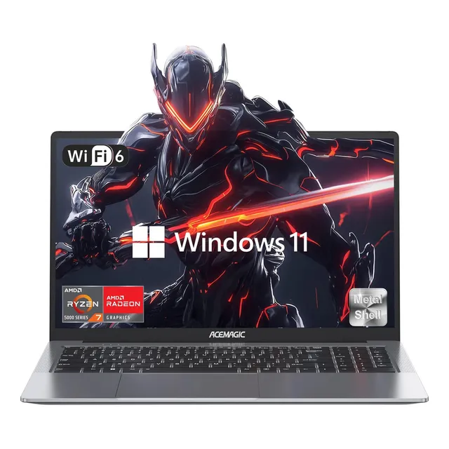 Laptop Amd Ryzen 7 5700u 16.1'' 16gb Ram 512gb Ssd Win 11 Color Gris