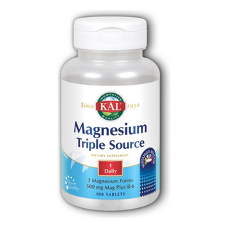 Magnésio Triple Source 100 Comprimidos Da Kal Magnésio Triple Source 100 Comprimidos Da Kal