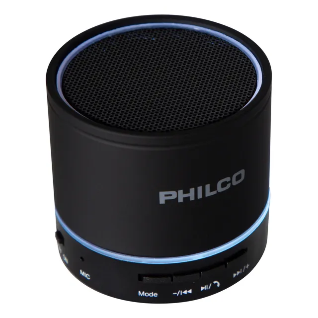 Parlante Portátil Bluetooth 3w P295 Negro, Philco Color Negro