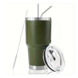 Vaso Térmico Portátil De Acero Inoxidable 30oz Con Vaso Térmico Portátil De Acero Inoxidable 30oz Con