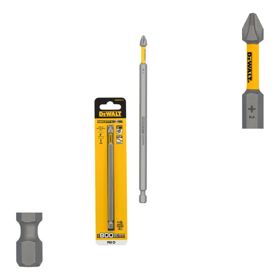 Punta de destornillador larga hexagonal Dewalt Bits