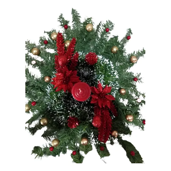 Arreglo Floral Navideño, Centro De Mesa