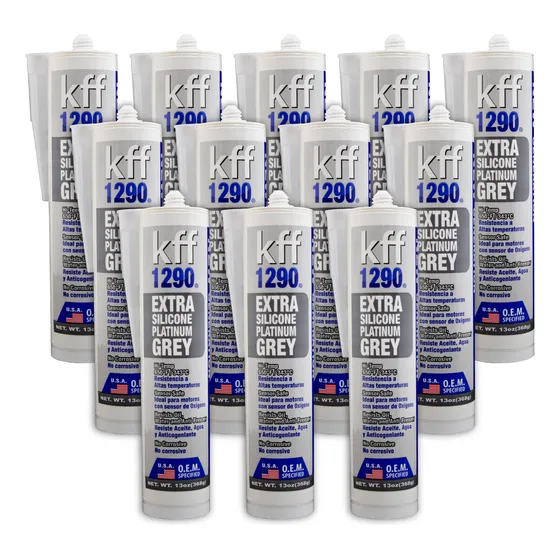 12 Silicones Kff-1290 Extra Platinum Grey, 368gr.