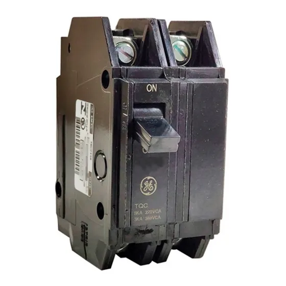 Disjuntor Nema Bipolar 50a Preto Ge
