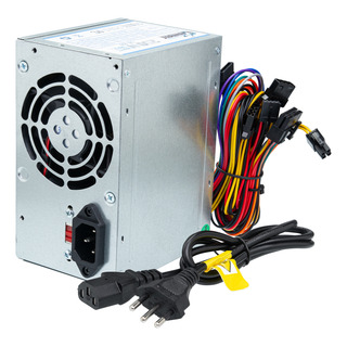 Fonte De Alimentação Pc Atx 250w Real Bivolt 110v/220v Sata Fonte De Alimentação Pc Atx 250w Real Bivolt 110v/220v Sata