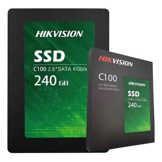 Disco Solido Interno Ssd Hikvision C100 Series 240gb Color Negro