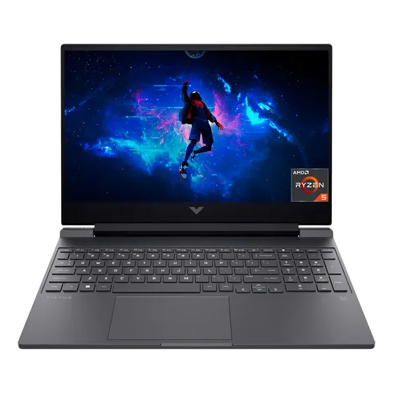 Hp Victus 15-fb1013dx Amd Ryzen 5 8gb 512gb Ssd W11 Plata Color Mica Silver