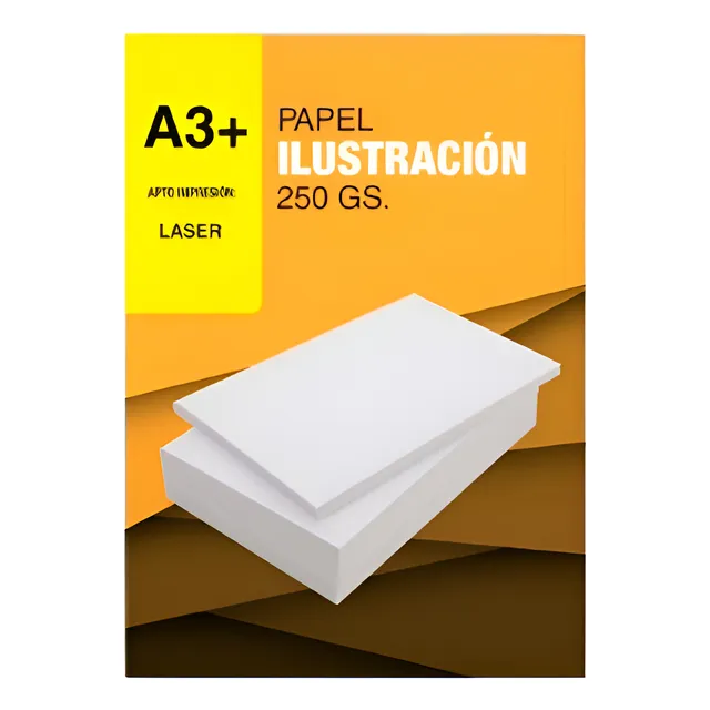 Papel Ilustración Brillante A3+ 305 X 457mm 250grs X 100hjs