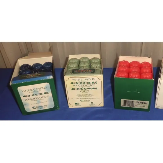 Vela Aromática Caja De 36 Velas Larga Duracion Hecha En Usa 