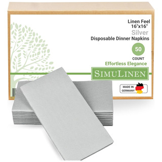 Servilletas Desechables De Papel De Lino Para Cena 16''x16'' Servilletas Desechables De Papel De Lino Para Cena 16''x16''