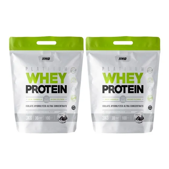 Whey Protein Star Nutrition 2 X 3kg Proteina Masa Muscular
