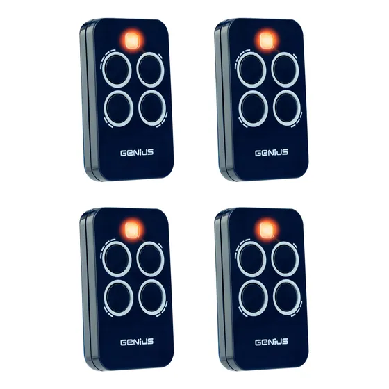 Kit De 4 Controles Genius Echo Tx4 Rc 433 Mhz 4 Botones