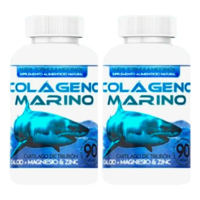Colageno Marino 180 Capsulas Original, Envio Gratis. 