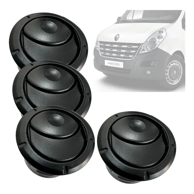 Kit 4 Difusor Saida De Ar Renault Master 2.3 2013 A 2022