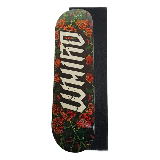 Tabla De Skate Whiro Guatambu Rouge Con Lija De Goma!