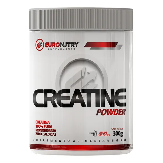 Suplemento Euronutry Em Pó Creatina Powder 100% Pura